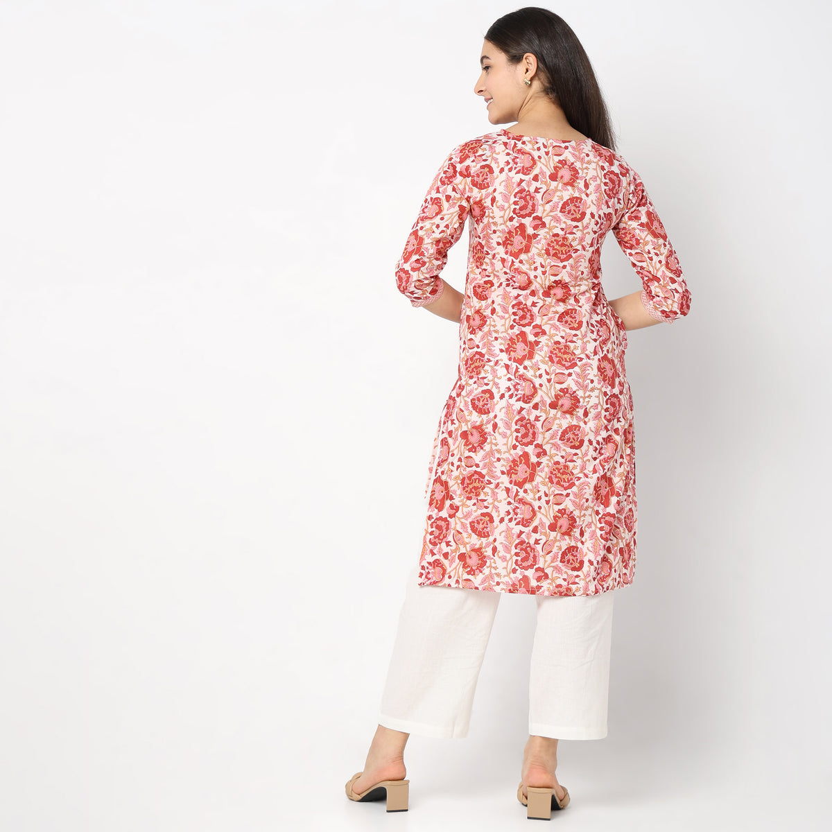 Straight Fit Printed Kurta