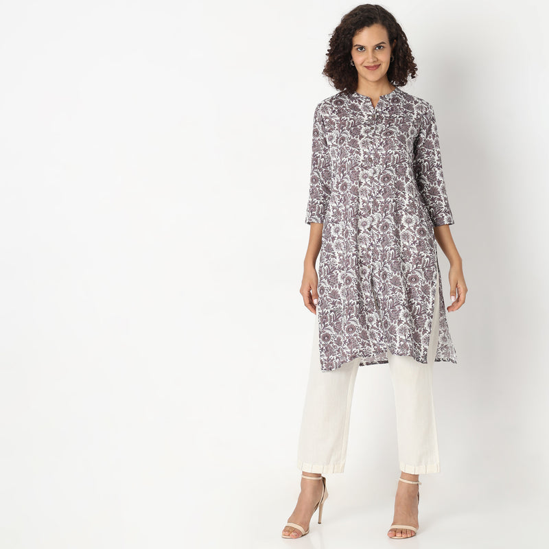 Straight Fit Printed Kurta