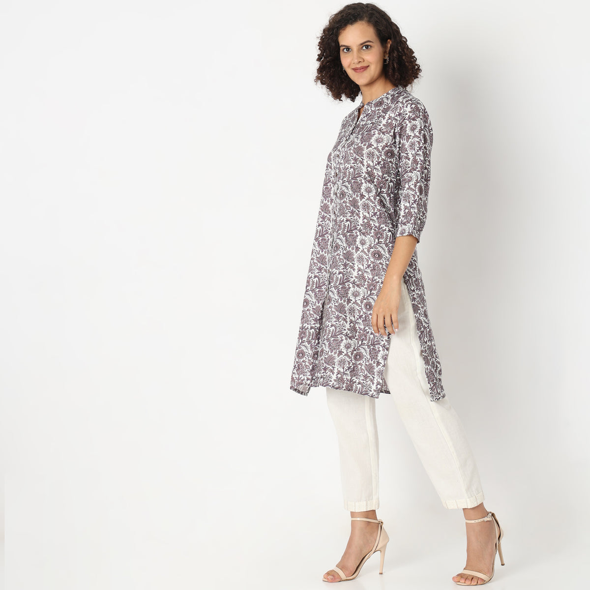 Straight Fit Printed Kurta