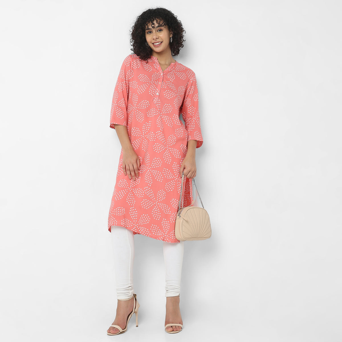 Straight Fit Printed Kurta