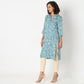 Straight Fit Printed Kurta