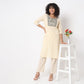 Straight Fit Embroidered Kurta