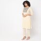 Straight Fit Embroidered Kurta