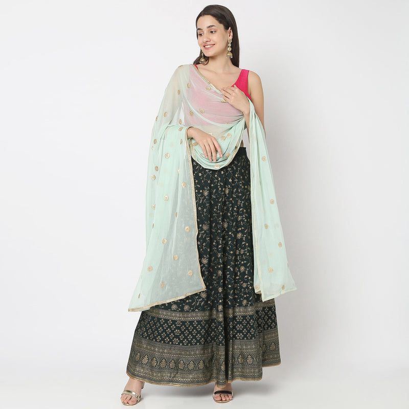 Chiffon Embroidered Dupatta