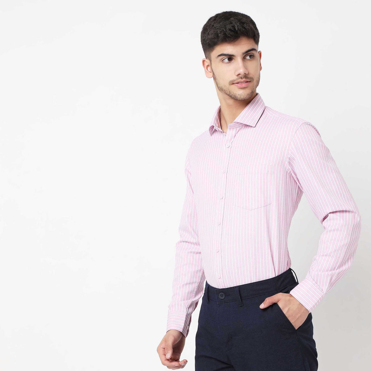 Slim Fit Striped Shirt