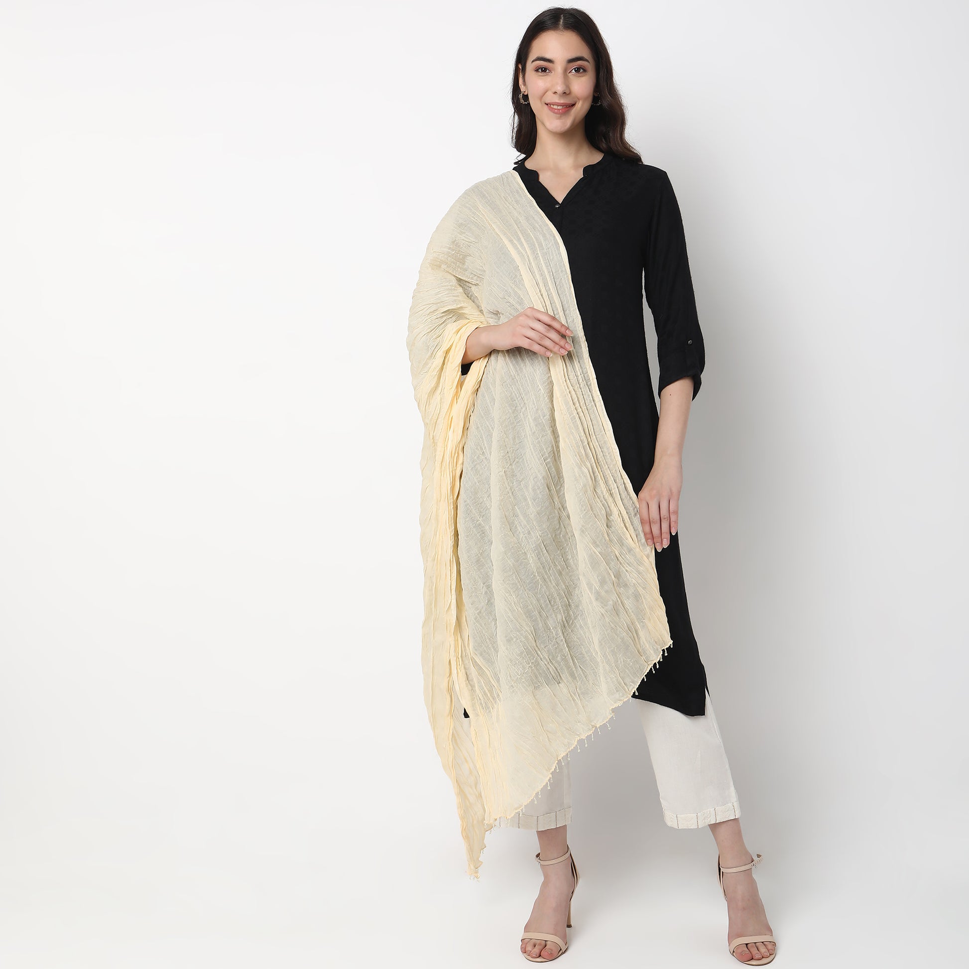 Cotton Solid Core Dupatta