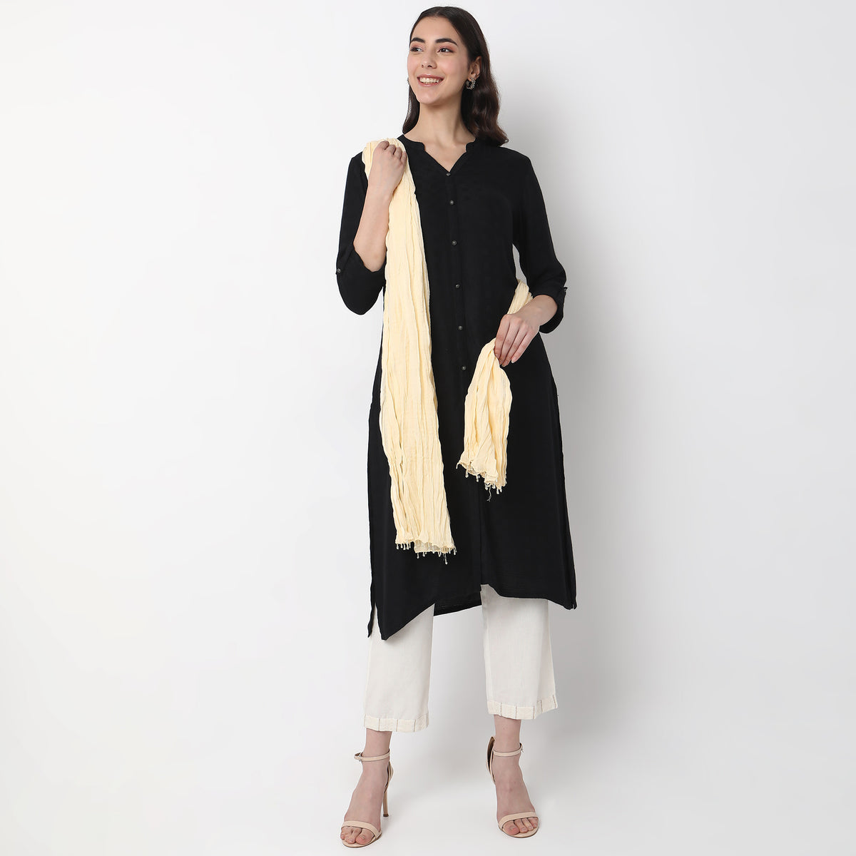 Cotton Solid Dupatta