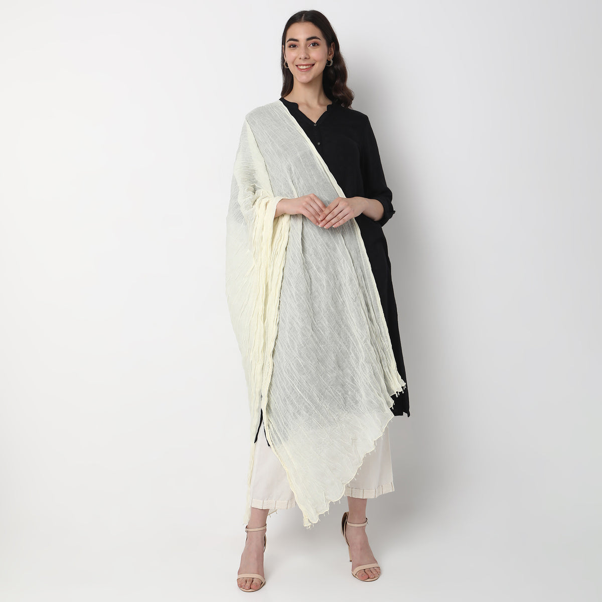 Cotton Solid Dupatta