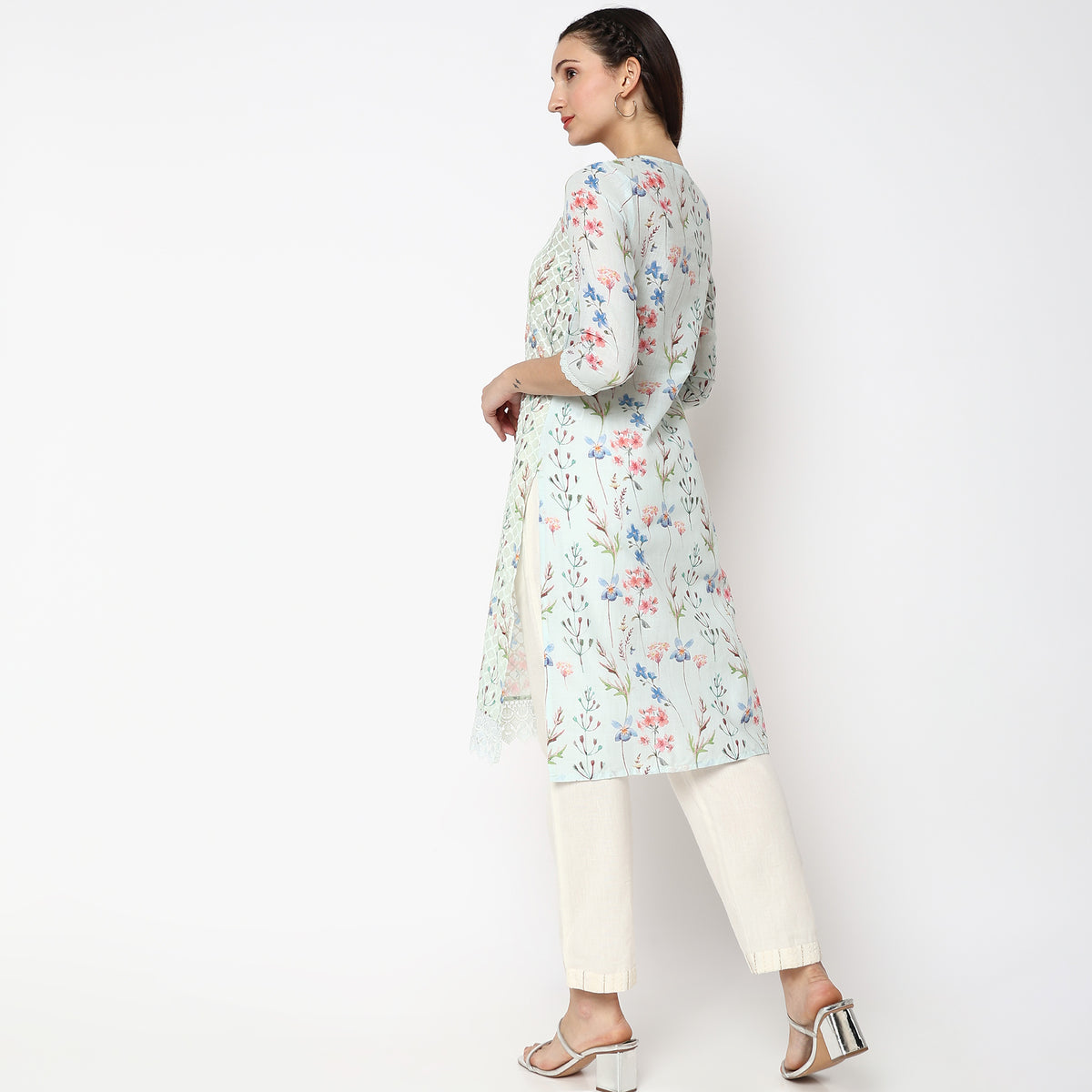 Straight Fit Printed Kurta