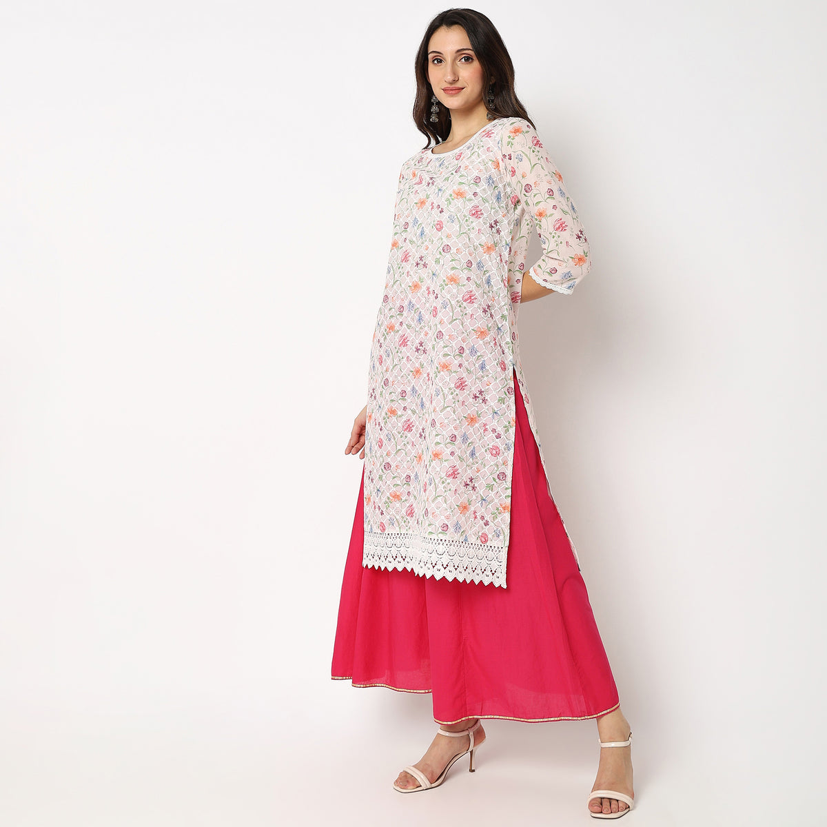 Straight Fit Printed Kurta