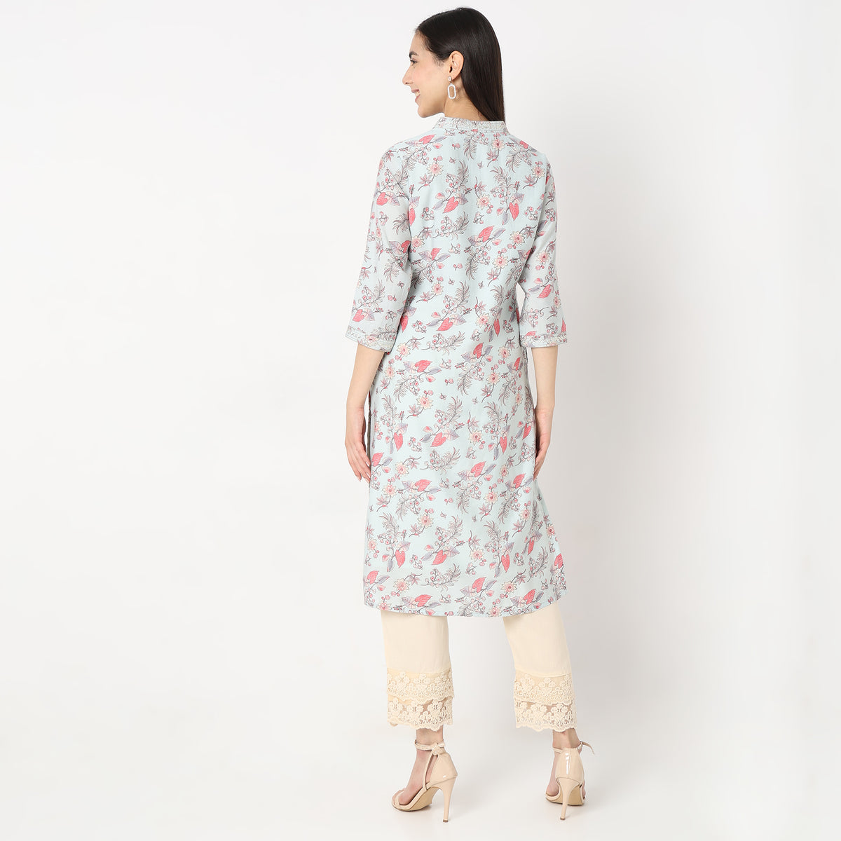 Flare Fit Printed Kurta