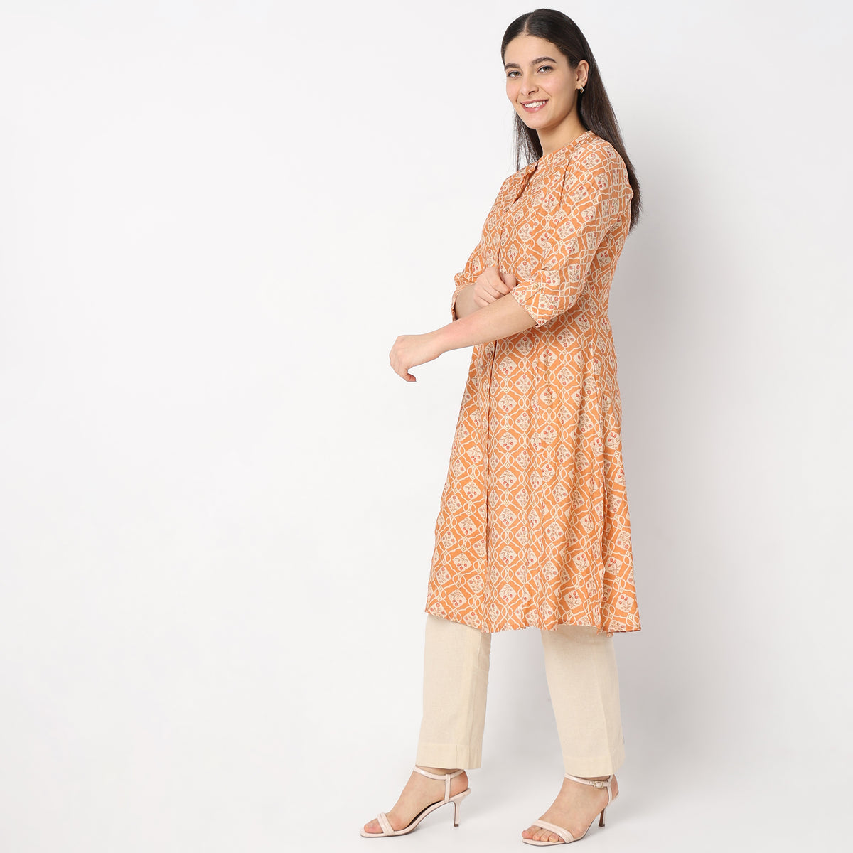 Regular Fit Printed Kurta