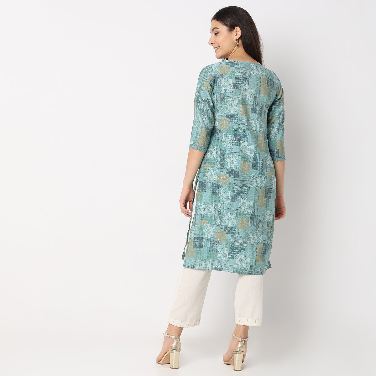 Regular Fit Printed Kurta