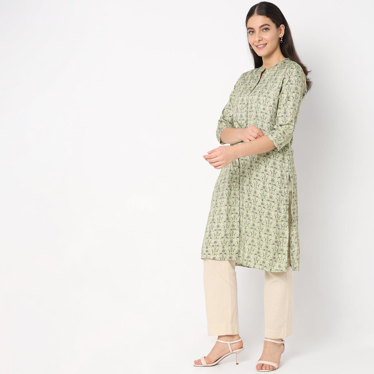 Regular Fit Printed Kurta