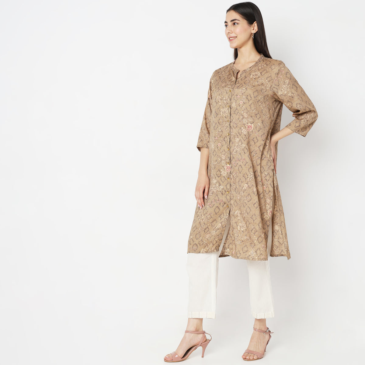 Regular Fit Printed Kurta