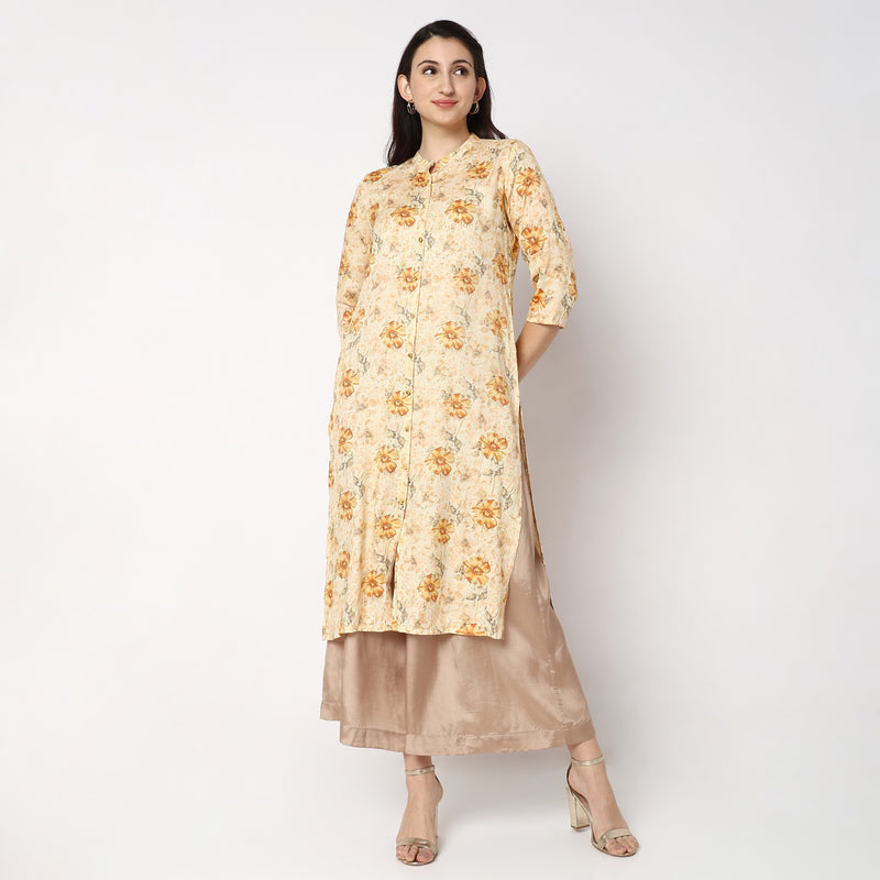 Straight Fit Printed Kurta