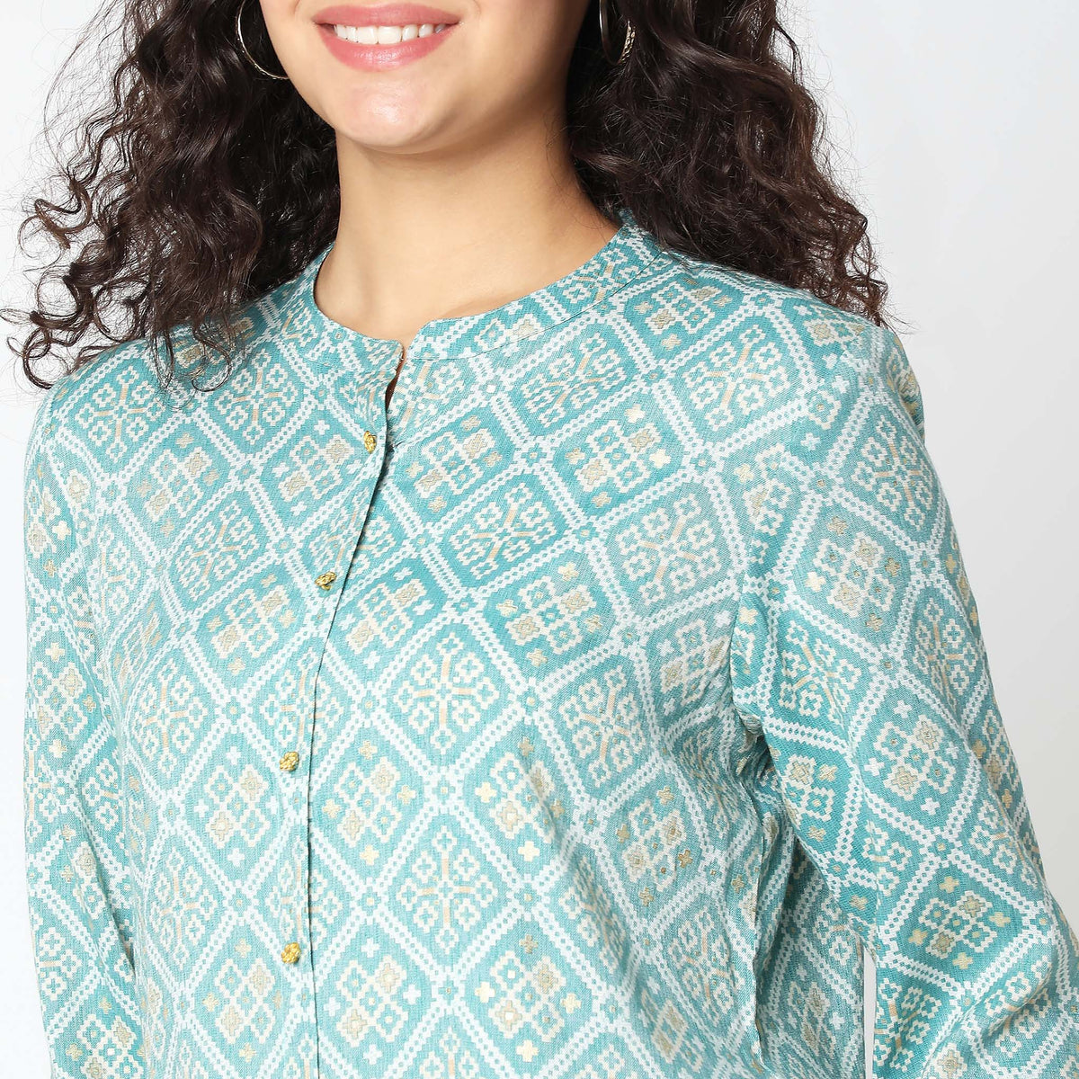 Straight Fit Printed Kurta