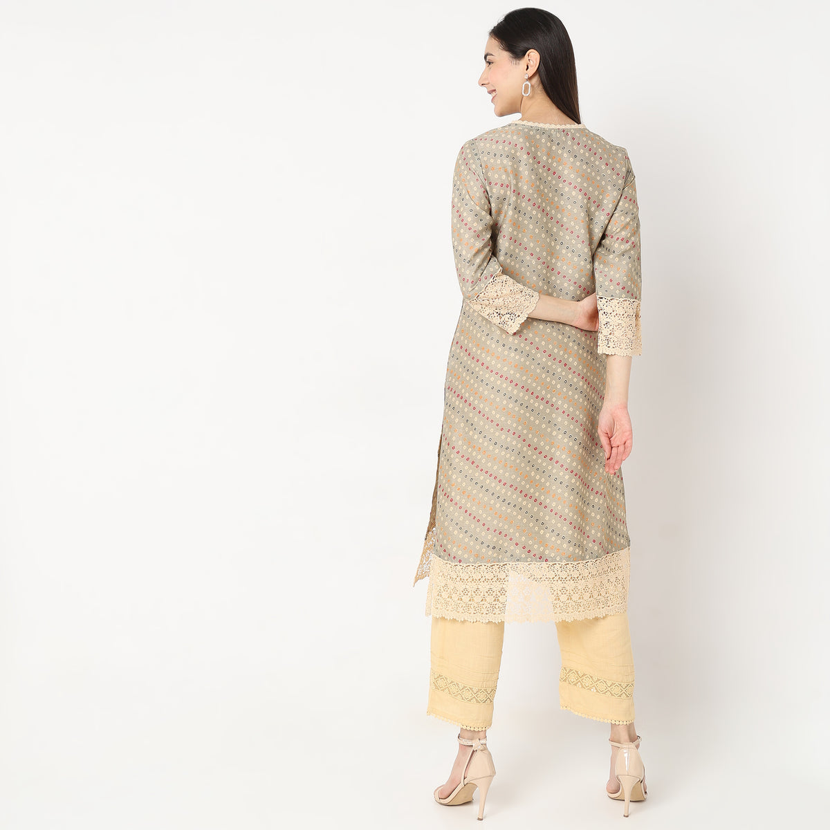 Straight Fit Printed Kurta