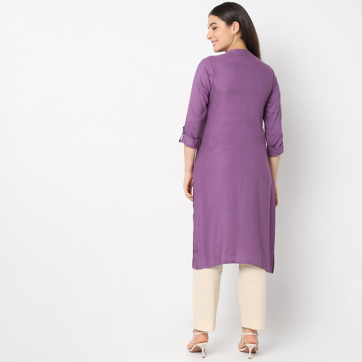 Flare Fit Printed Kurta