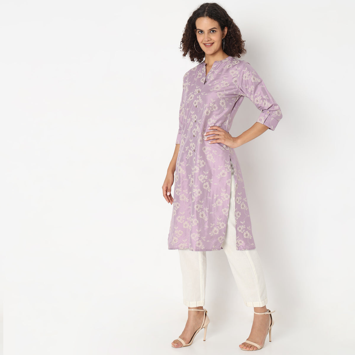 Straight Fit Printed Kurta