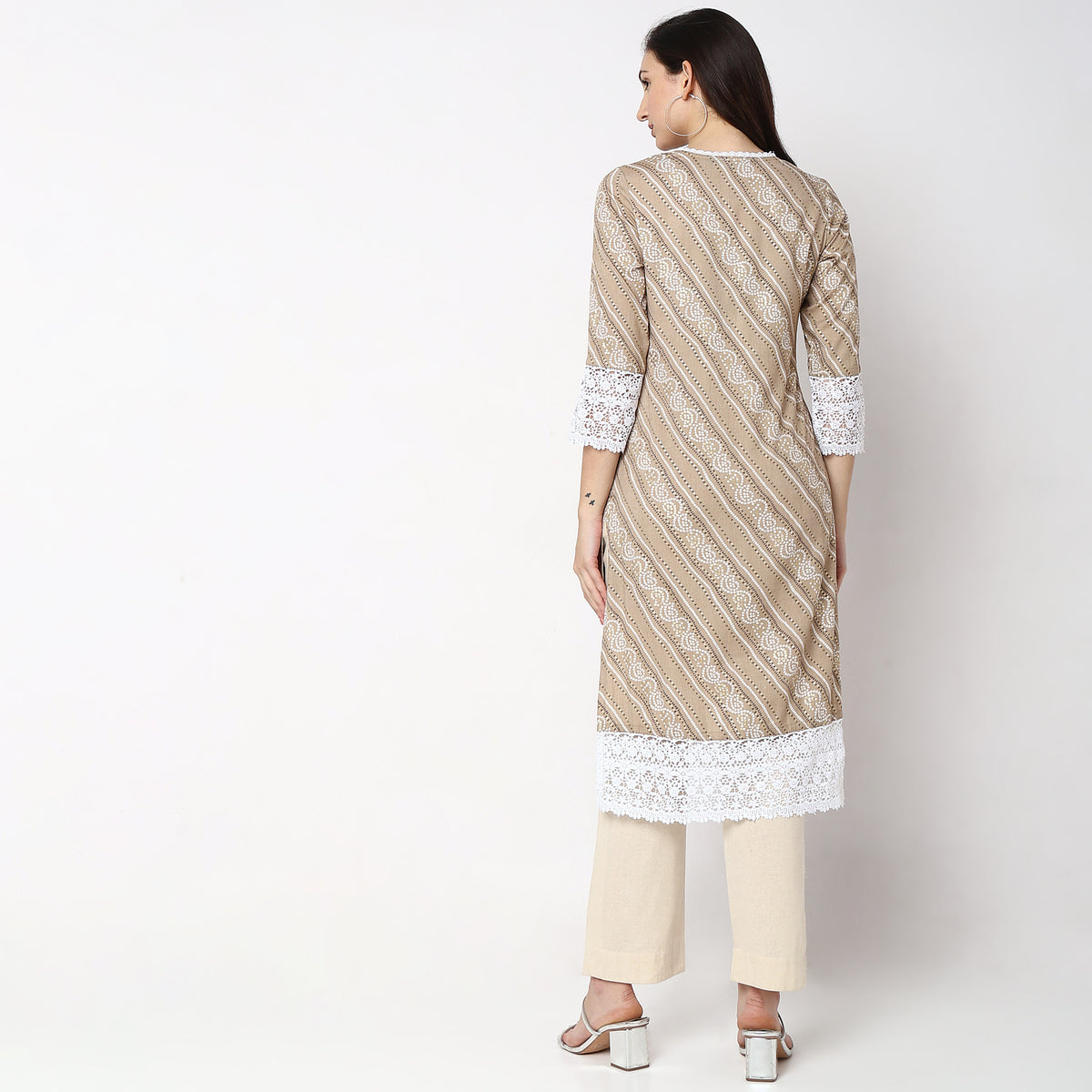 Straight Fit Printed Kurta