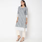 Straight Fit Printed Kurta