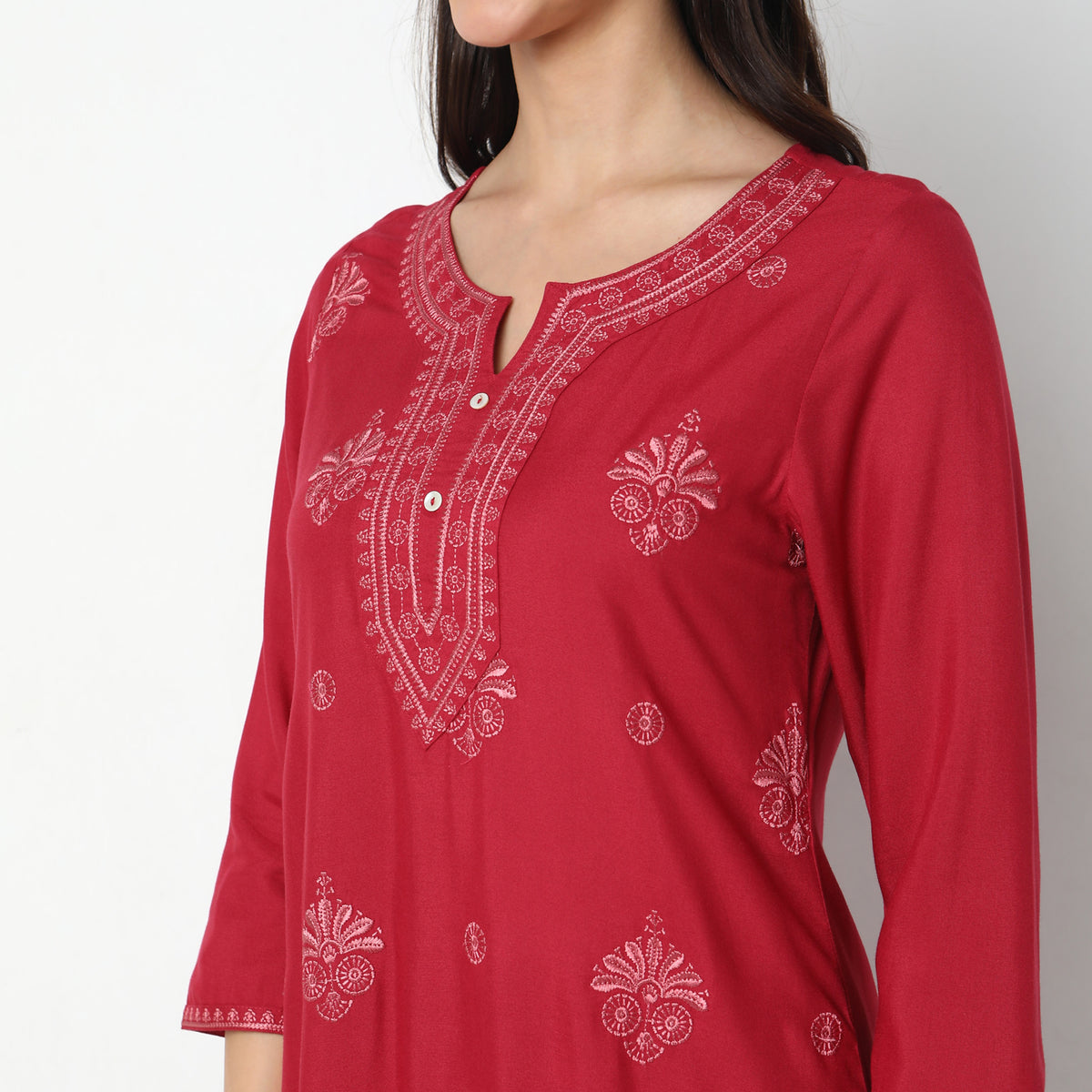 Straight Fit Printed Kurta