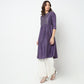 Flare Fit Embellished Kurta