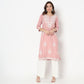 Straight Fit Embroidered Kurta