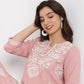 Straight Fit Embroidered Kurta