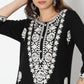 Straight Fit Embroidered Kurta