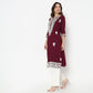Straight Fit Embroidered Kurta
