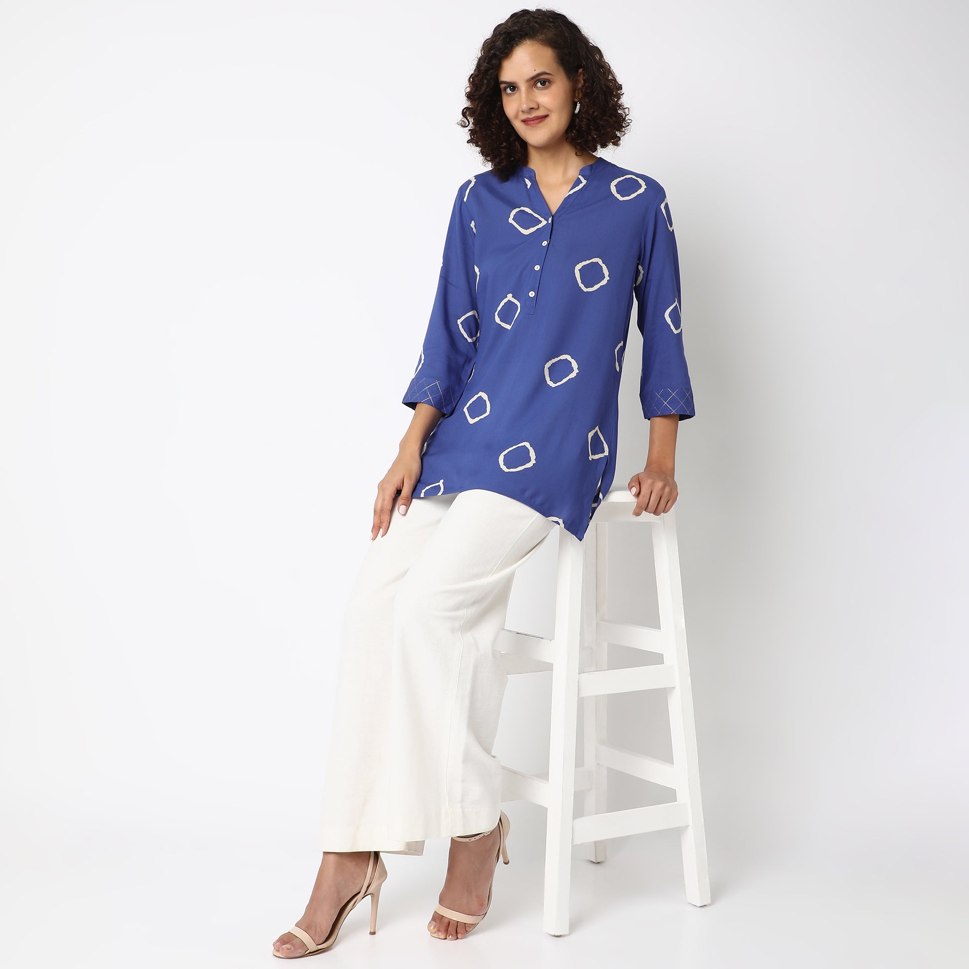 Straight Fit Printed Kurta