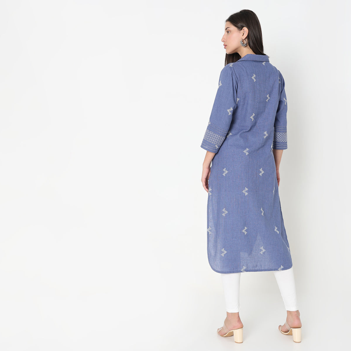 Flare Fit Printed Kurta