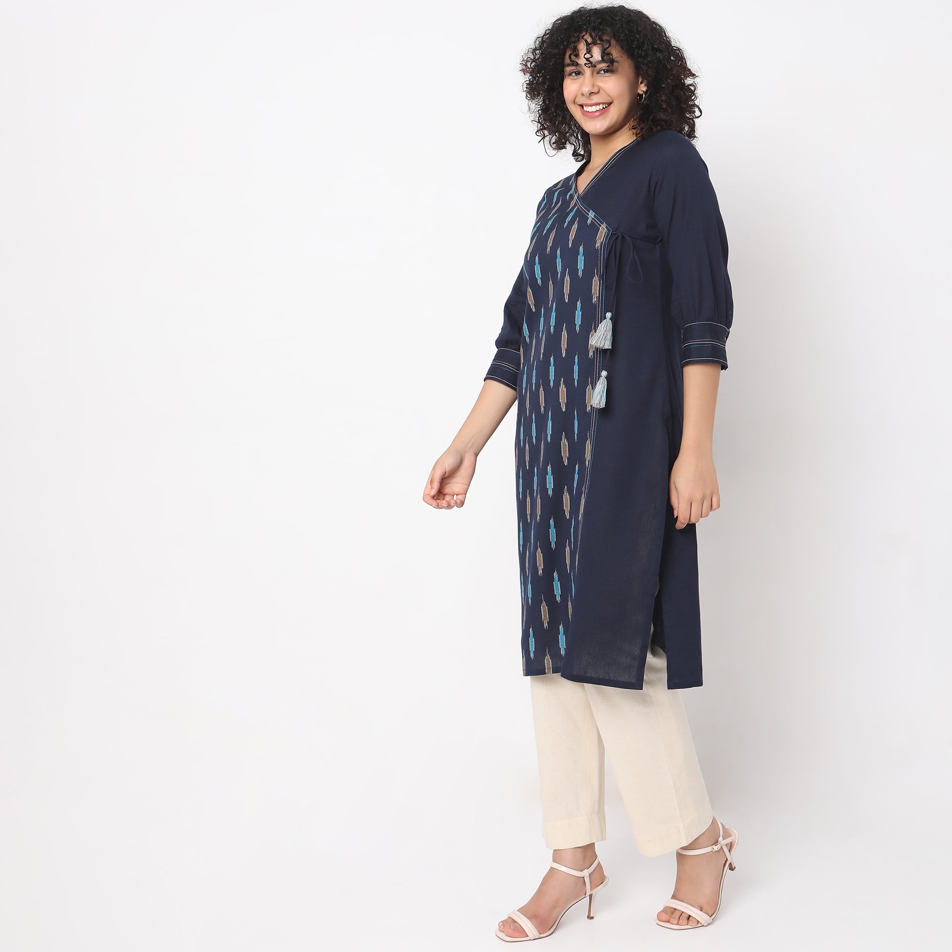 Straight Fit Printed Kurta