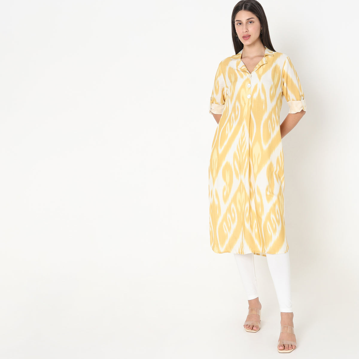 Straight Fit Printed Kurta