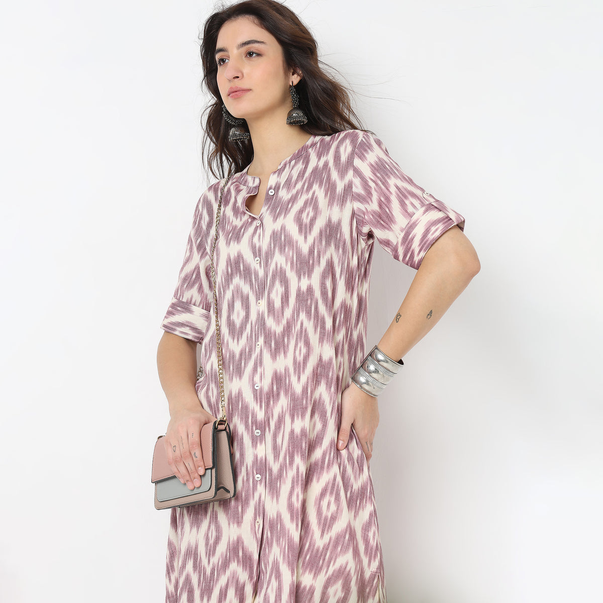 Flare Fit Printed Kurta