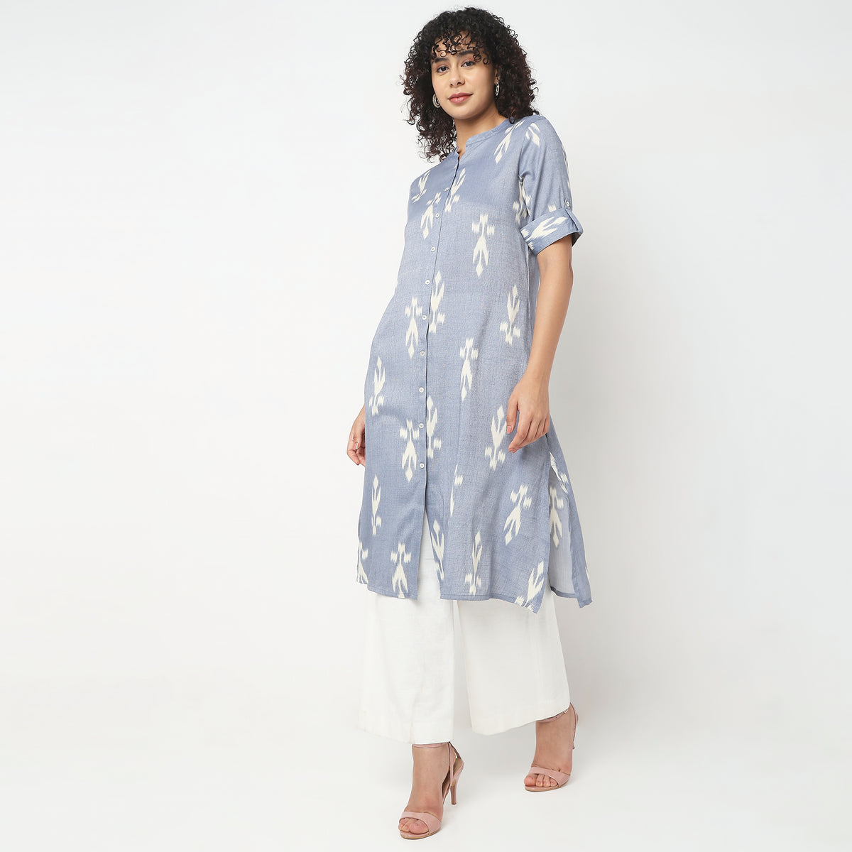 Flare Fit Printed Kurta