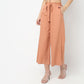 Flare Fit Solid High Rise Palazzos