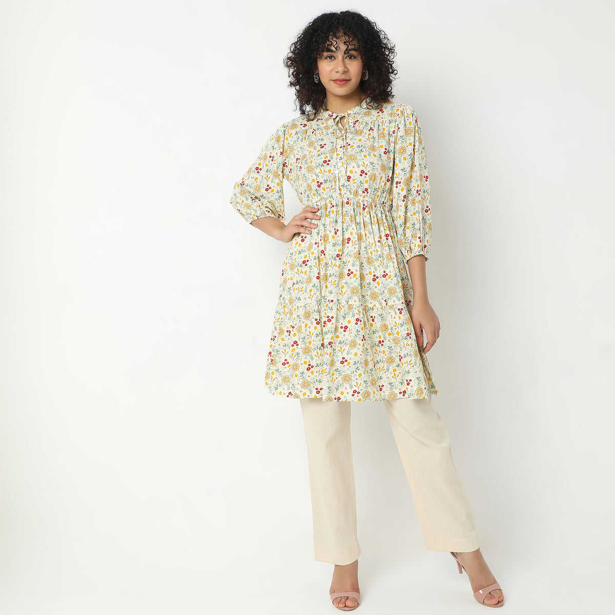 Regular Fit Printed Kurta