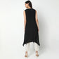 Flare Fit Solid Dress