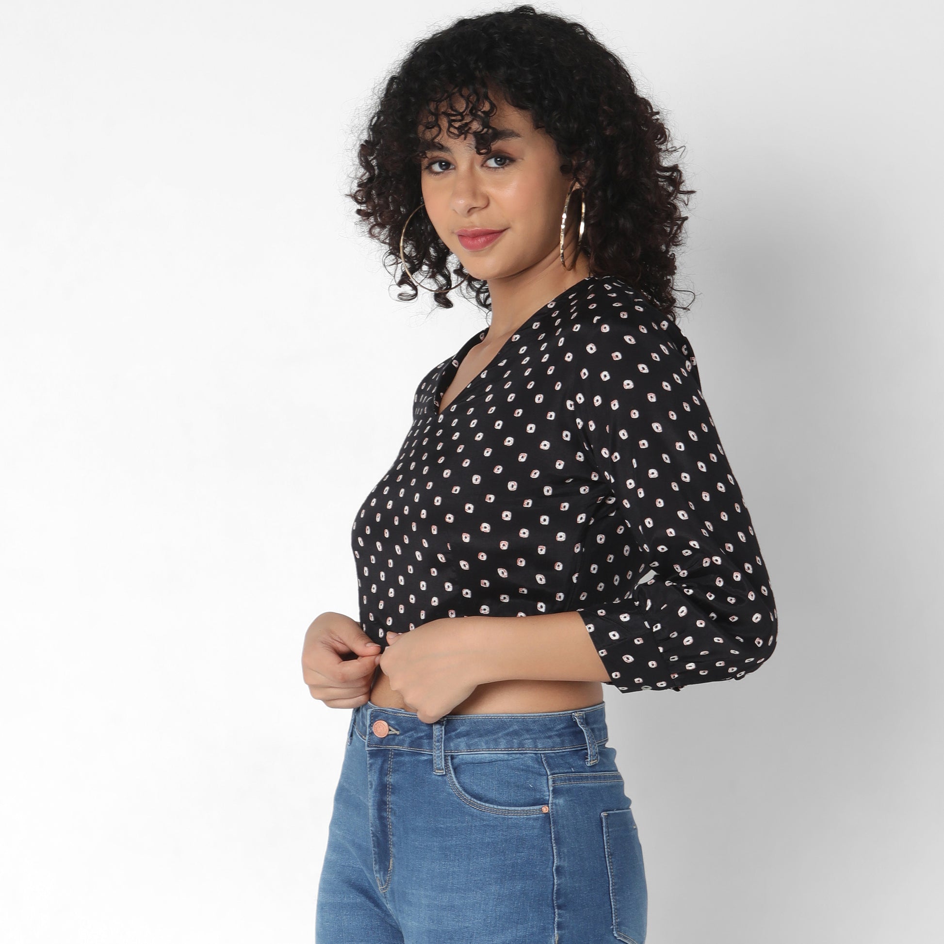 Straight Fit Printed Top