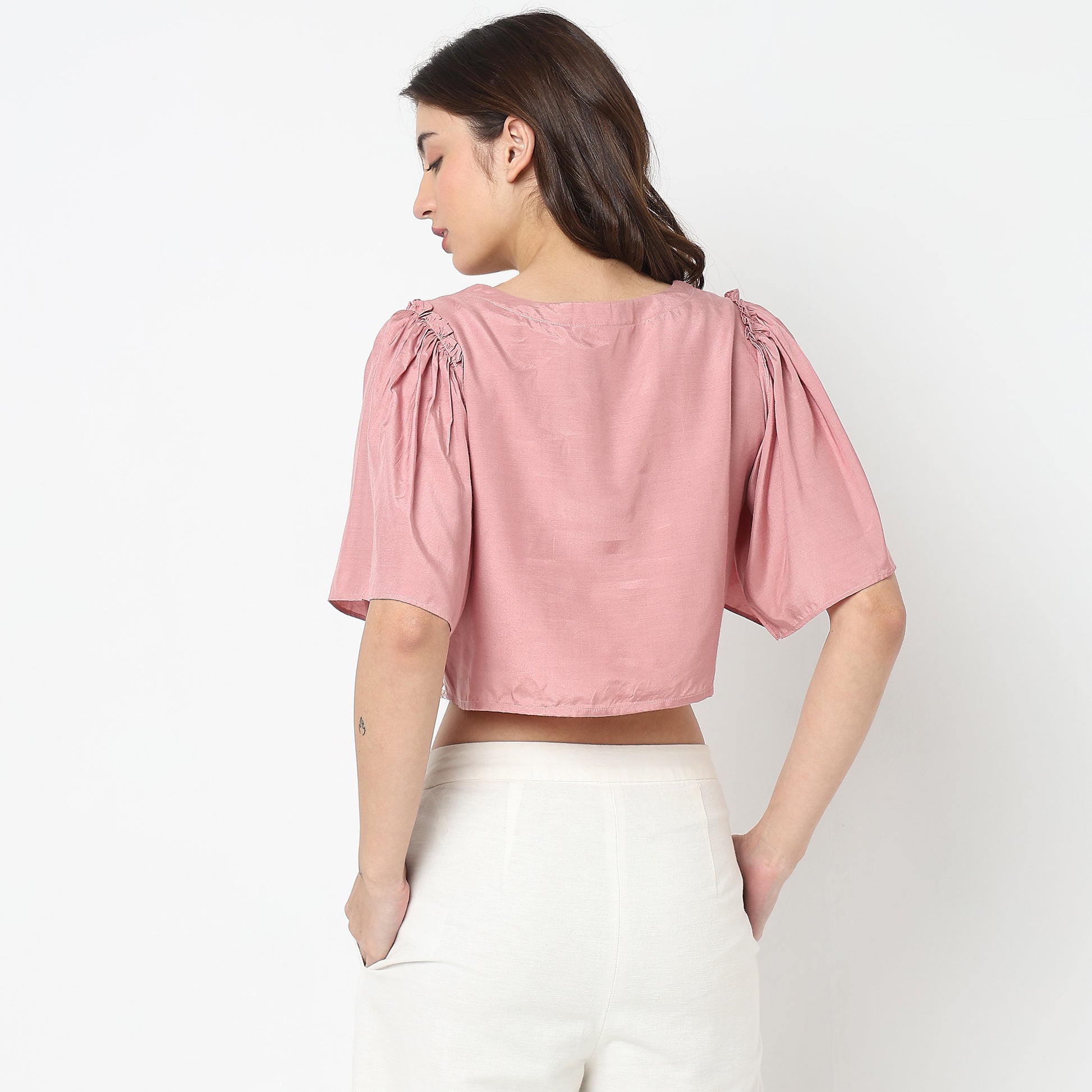 Boxy Fit Embellished Top