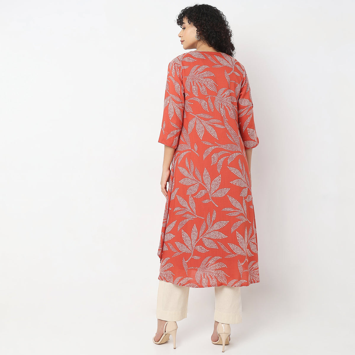 Straight Fit Printed Kurta