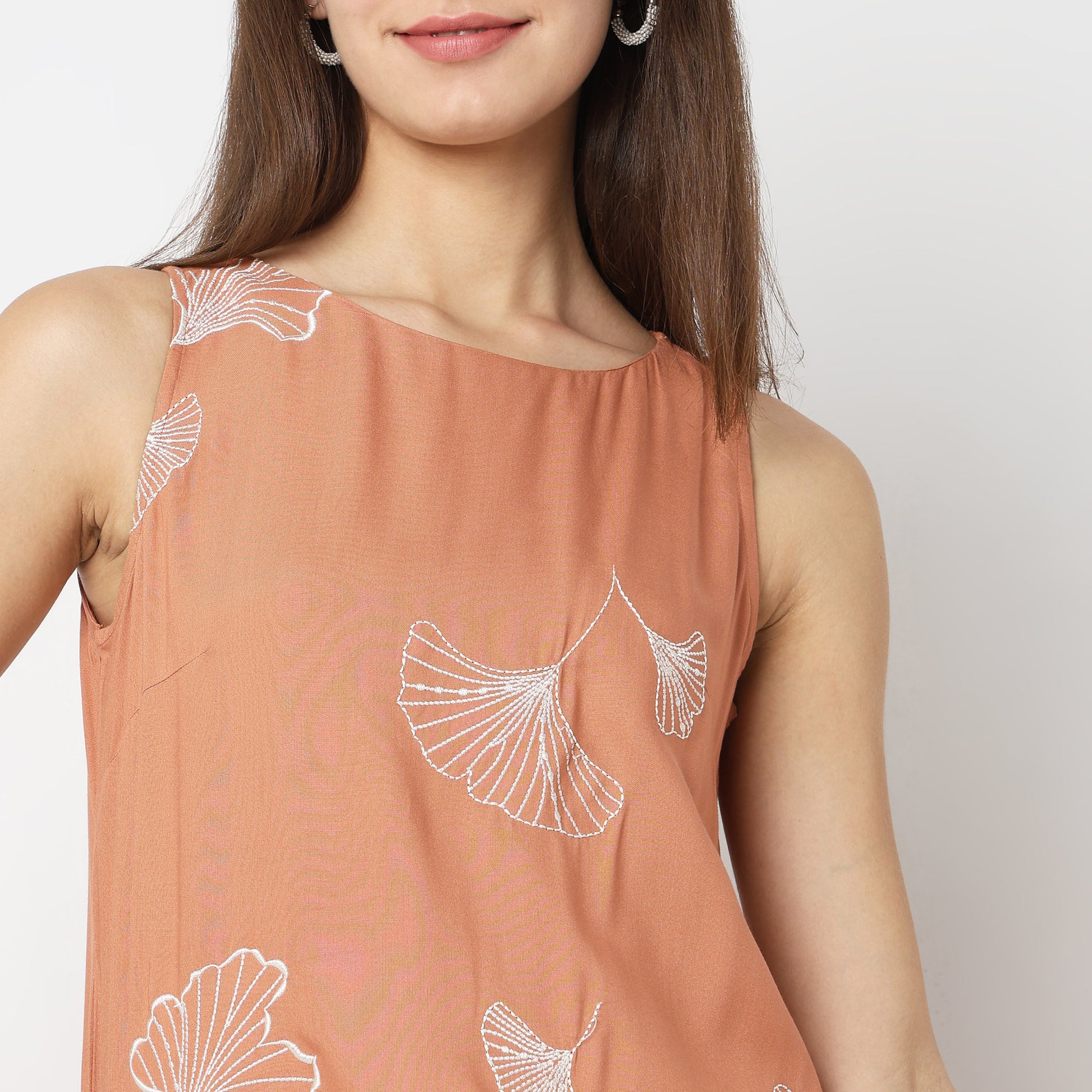 Flare Fit Printed Kurta