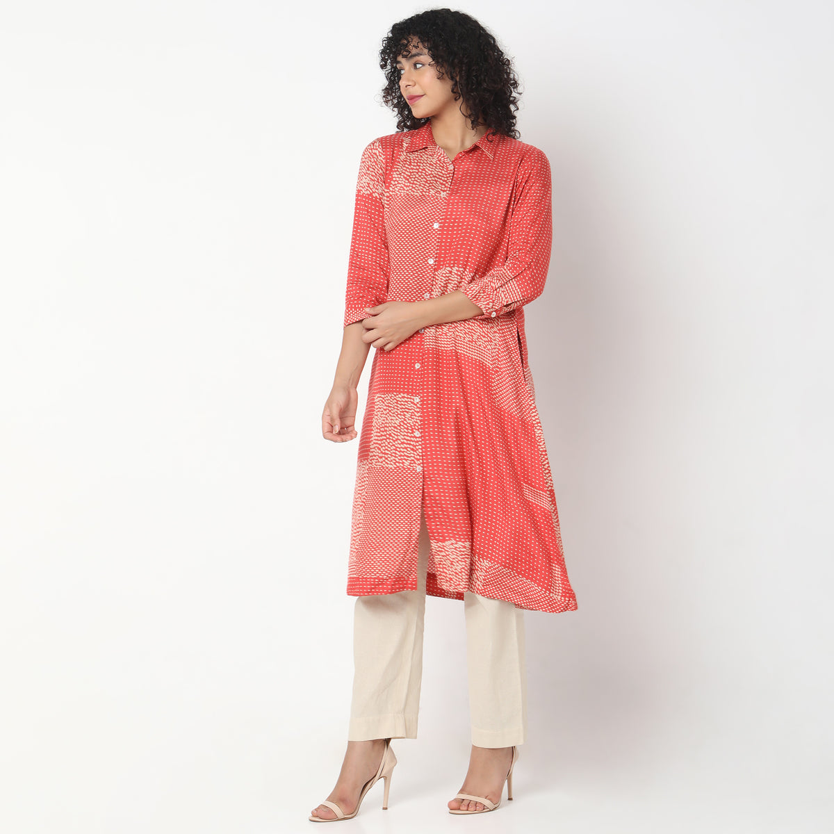 Straight Fit Printed Kurta