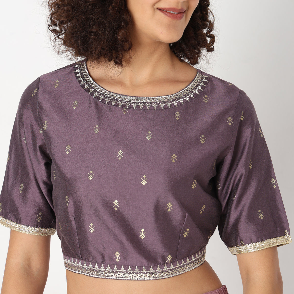 Regular Fit Embroidered Top