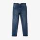 Boy's Regular Fit Solid Mid Rise Jeans