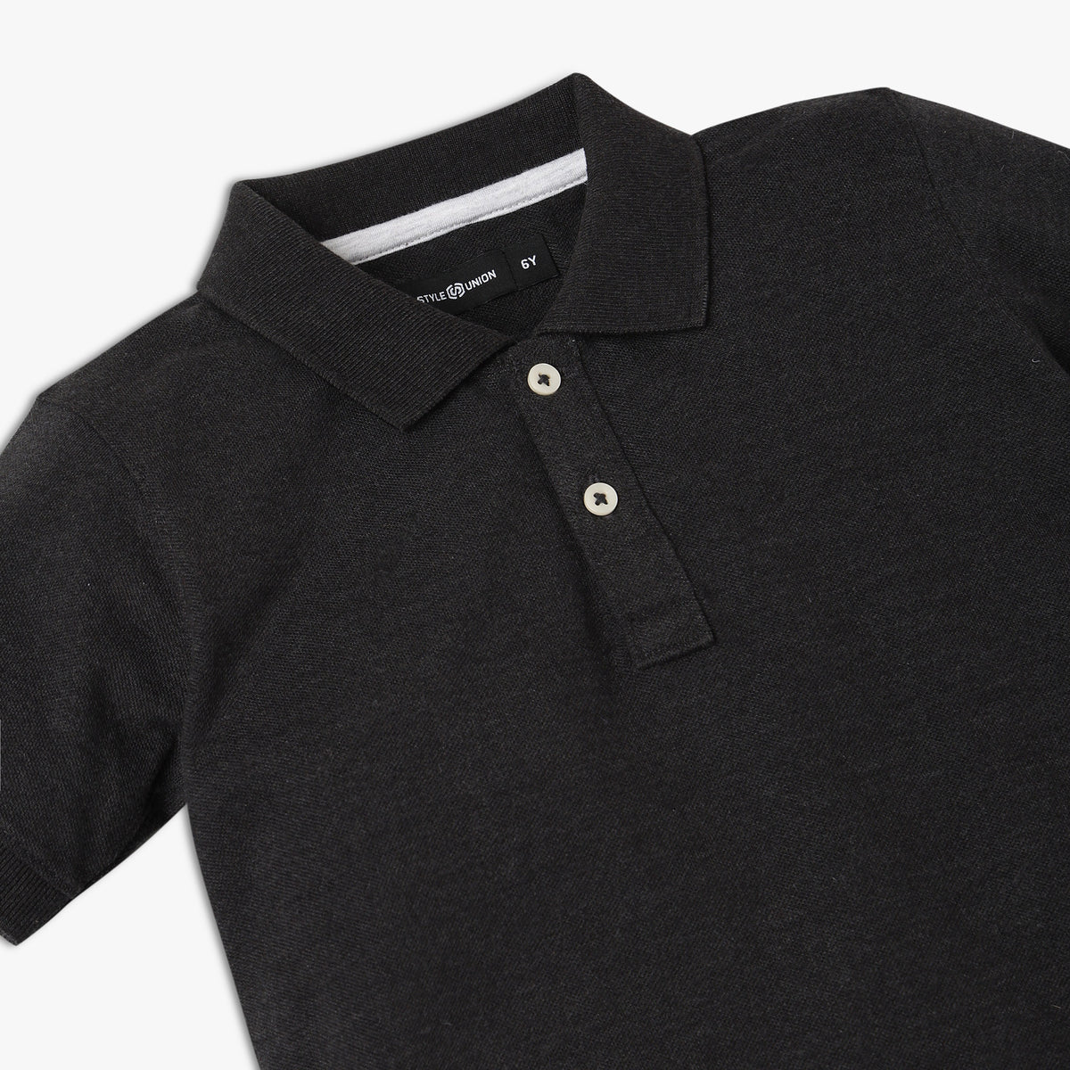 Boy's Relaxed Fit Solid Polo T-Shirt