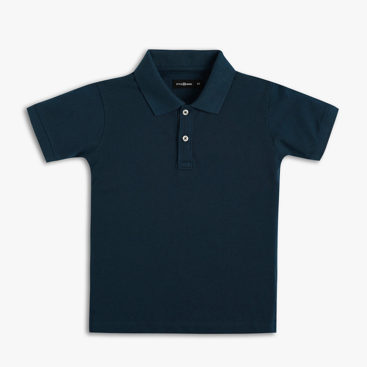 Boy's Relaxed Fit Solid Polo T-Shirt